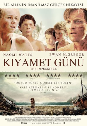 Lo imposible - Turkish Movie Poster (thumbnail)