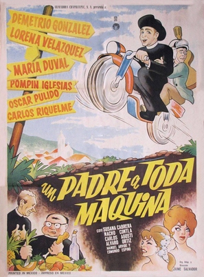 Un padre a toda m&aacute;quina - Mexican Movie Poster (thumbnail)