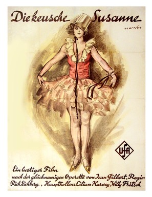 Die keusche Susanne - German Movie Poster (thumbnail)