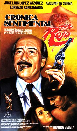 Cr&oacute;nica sentimental en rojo - Spanish Movie Poster (thumbnail)