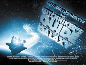 The Hitchhiker&#039;s Guide to the Galaxy - British Movie Poster (thumbnail)
