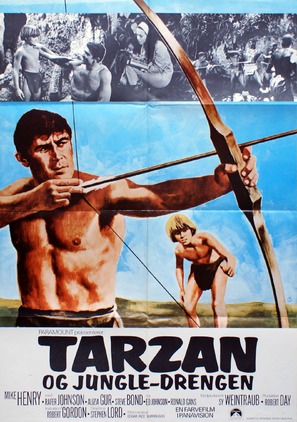 Tarzan and the Jungle Boy - Danish Movie Poster (thumbnail)