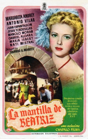 La mantilla de Beatriz - Spanish Movie Poster (thumbnail)