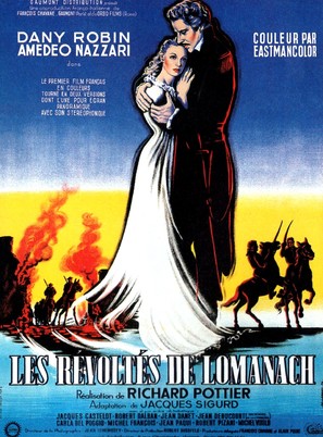 Les r&eacute;volt&eacute;s de Lomanach - French Movie Poster (thumbnail)