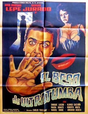 El beso de ultratumba - Mexican Movie Poster (thumbnail)