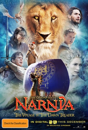 The Chronicles of Narnia: The Voyage of the Dawn Treader - Australian Movie Poster (thumbnail)