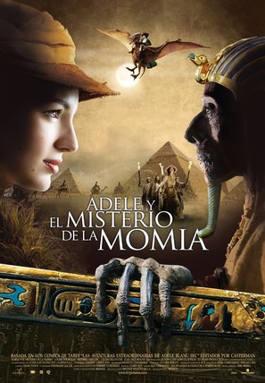 Les aventures extraordinaires d&#039;Ad&egrave;le Blanc-Sec - Spanish Movie Poster (thumbnail)