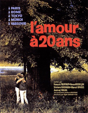 L&#039;amour &agrave; vingt ans - French Movie Poster (thumbnail)