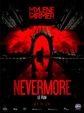 Myl&egrave;ne Farmer : Nevermore - French Movie Poster (thumbnail)