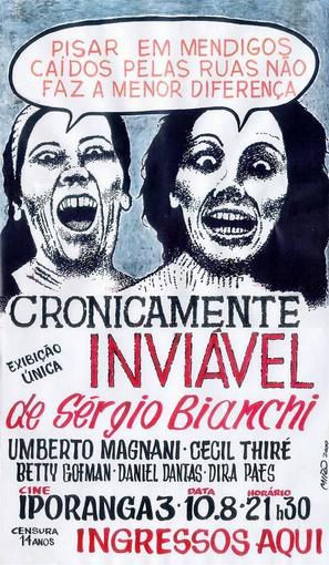 Cronicamente Invi&aacute;vel - Brazilian Movie Poster (thumbnail)