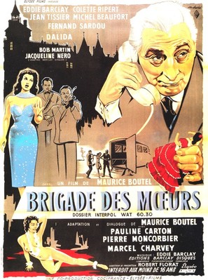 Brigade des moeurs - French Movie Poster (thumbnail)