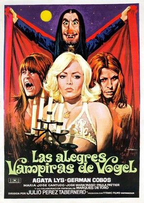 Las alegres vampiras de V&ouml;gel - Spanish Movie Poster (thumbnail)