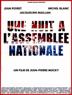 Une nuit &agrave; l&#039;Assembl&eacute;e Nationale - French Movie Poster (thumbnail)