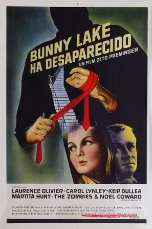 Bunny Lake Is Missing - Argentinian Movie Poster (thumbnail)