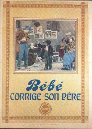 B&eacute;b&eacute; corrige son p&egrave;re - French Movie Poster (thumbnail)