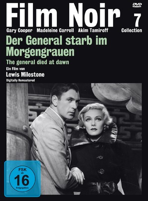 The General Died at Dawn - German DVD movie cover (thumbnail)