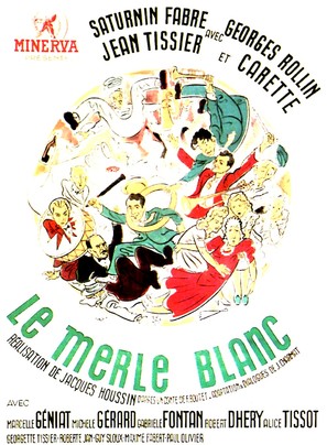 Le merle blanc - French Movie Poster (thumbnail)