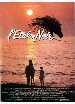 The Black Stallion - French Movie Poster (thumbnail)