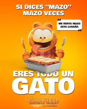 The Garfield Movie - Spanish Movie Poster (thumbnail)