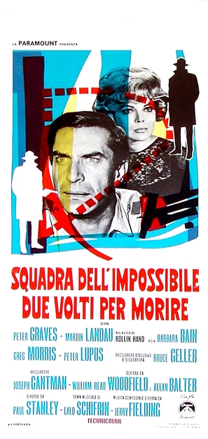 Mission Impossible Versus the Mob - Italian Movie Poster (thumbnail)