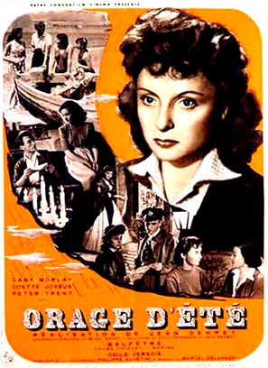 Orage d&#039;&eacute;t&eacute; - French Movie Poster (thumbnail)