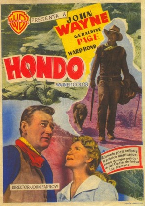 Hondo - Spanish Movie Poster (thumbnail)