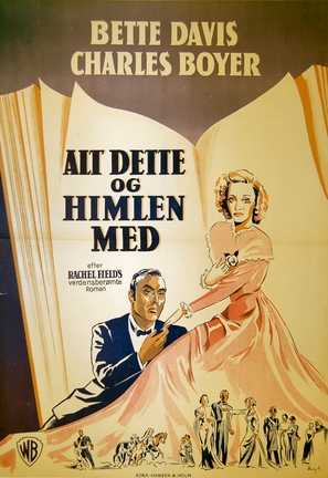 All This, and Heaven Too - Danish Movie Poster (thumbnail)