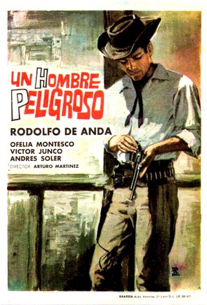 Un hombre peligroso - Spanish Movie Poster (thumbnail)