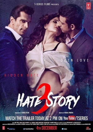 Hate Story 3 - Indian Movie Poster (thumbnail)