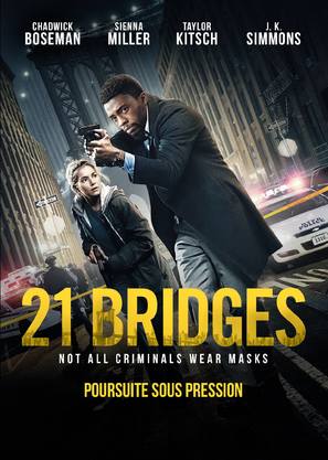 21 Bridges - Canadian DVD movie cover (thumbnail)