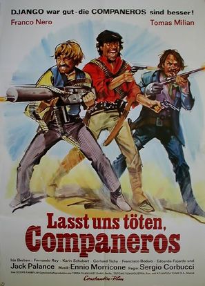 Vamos a matar, compa&ntilde;eros - German Movie Poster (thumbnail)