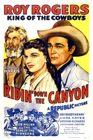 Ridin&#039; Down the Canyon - Theatrical movie poster (thumbnail)