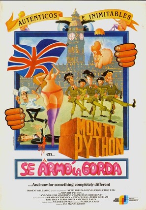 And Now for Something Completely Different - Spanish Movie Poster (thumbnail)