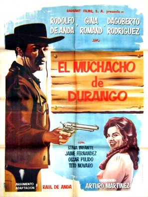 El muchacho de Durango - Mexican Movie Poster (thumbnail)