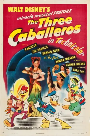 The Three Caballeros Poster