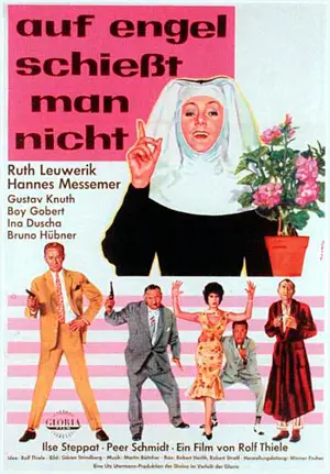 Auf Engel schie&szlig;t man nicht - German Movie Poster (thumbnail)