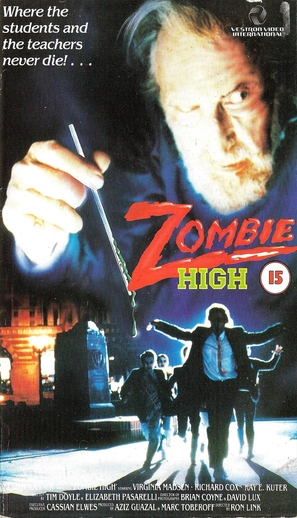 Zombie High - British VHS movie cover (thumbnail)