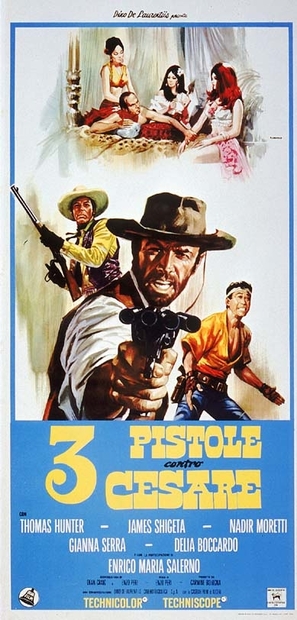 3 pistole contro Cesare - Italian Movie Poster (thumbnail)