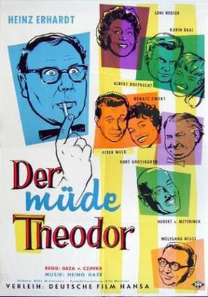 Der m&uuml;de Theodor - German Movie Poster (thumbnail)