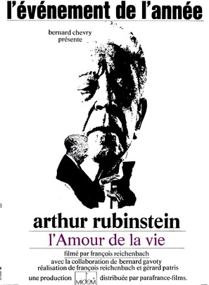 L&#039;amour de la vie - Artur Rubinstein - French Movie Poster (thumbnail)