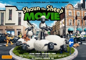 Shaun the Sheep - Australian Movie Poster (thumbnail)