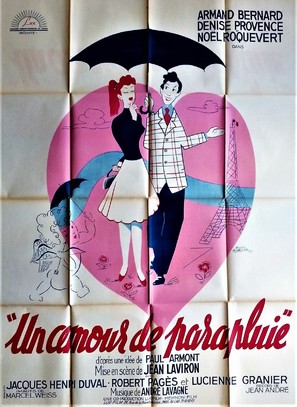 Un amour de parapluie - French Movie Poster (thumbnail)