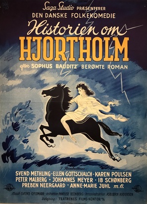Historien om Hjortholm - Danish Movie Poster (thumbnail)