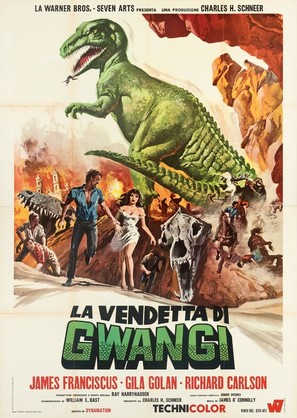 The Valley of Gwangi - Italian Movie Poster (thumbnail)