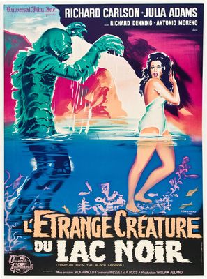 Creature from the Black Lagoon - French Movie Poster (thumbnail)
