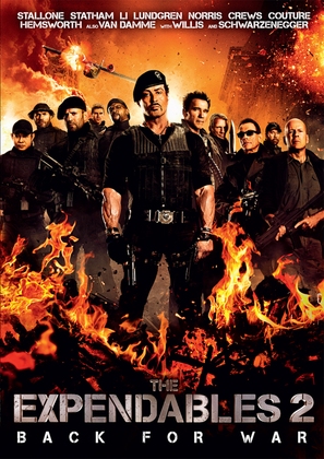 The Expendables 2 - Finnish DVD movie cover (thumbnail)