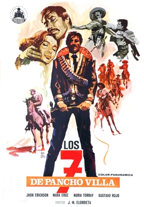 Los 7 de Pancho Villa - Spanish Movie Poster (thumbnail)