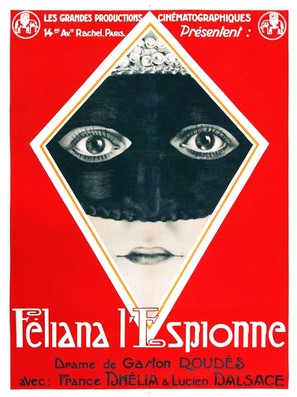 F&eacute;liana l&#039;espionne - French Movie Poster (thumbnail)