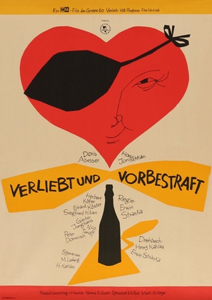 Verliebt und vorbestraft - German Movie Poster (thumbnail)