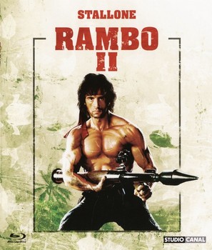 Rambo: First Blood Part II - French Blu-Ray movie cover (thumbnail)